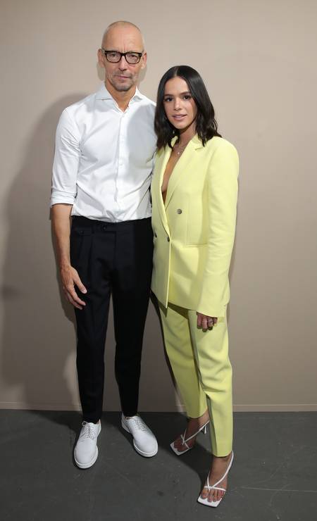 marquezine e estilista marca boss