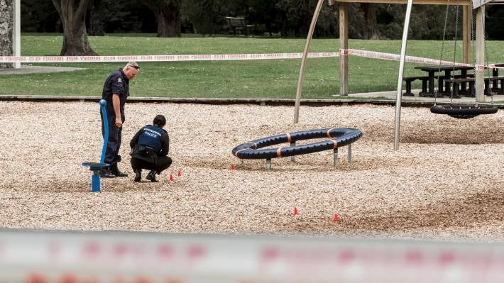 Police at Harcourt Park on the day of Amberlies death A supernova pictured above is a large slanting rotating ring