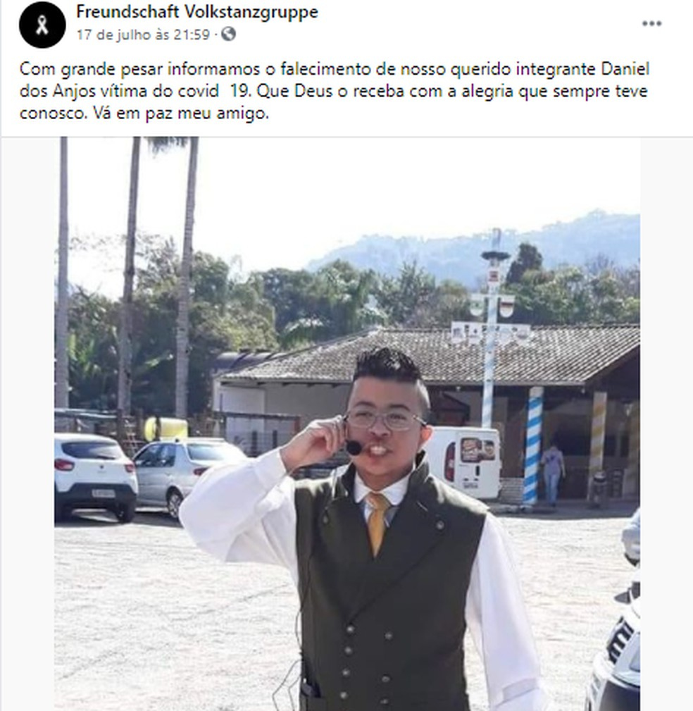 Cantor tinha 32 anos e morreu no sbado Foto ReproduoRedes Sociais