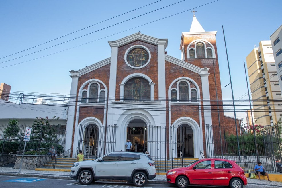 Igreja de Nossa Senhora da Paz em Fortaleza onde o padre Lino Allegri celebra missas Foto Thiago GadelhaSistema Verdes Mares