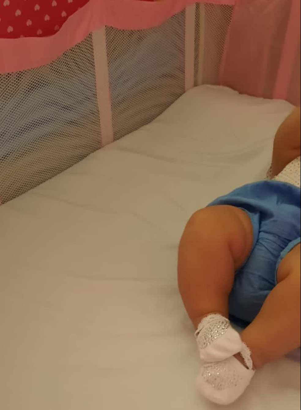 Beb recebe os cuidados do pai em casa Foto Wellington CorraArquivo pessoal