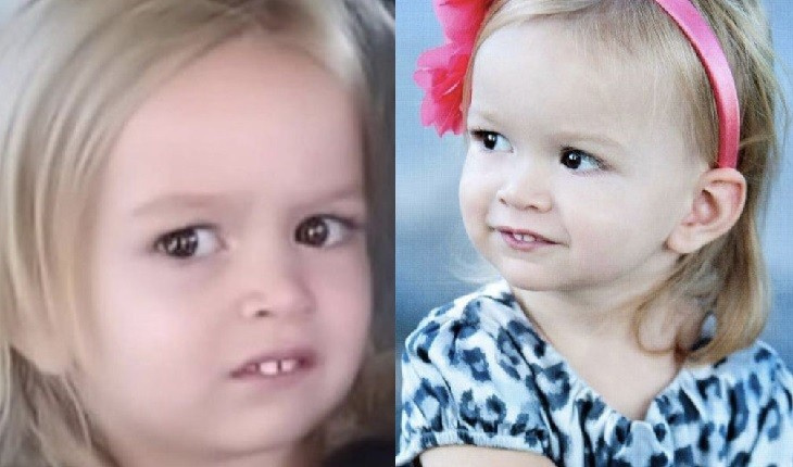 Lembra da Chloe Menina que ficou famosa por meme cresceu e está irreconhecível