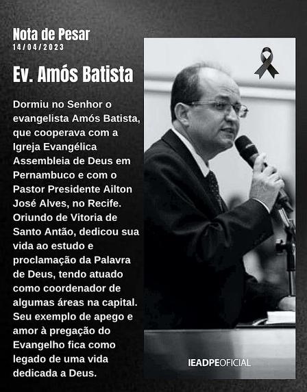Imagem reproduo Rede Social - Instagram - ieadpeoficial 
