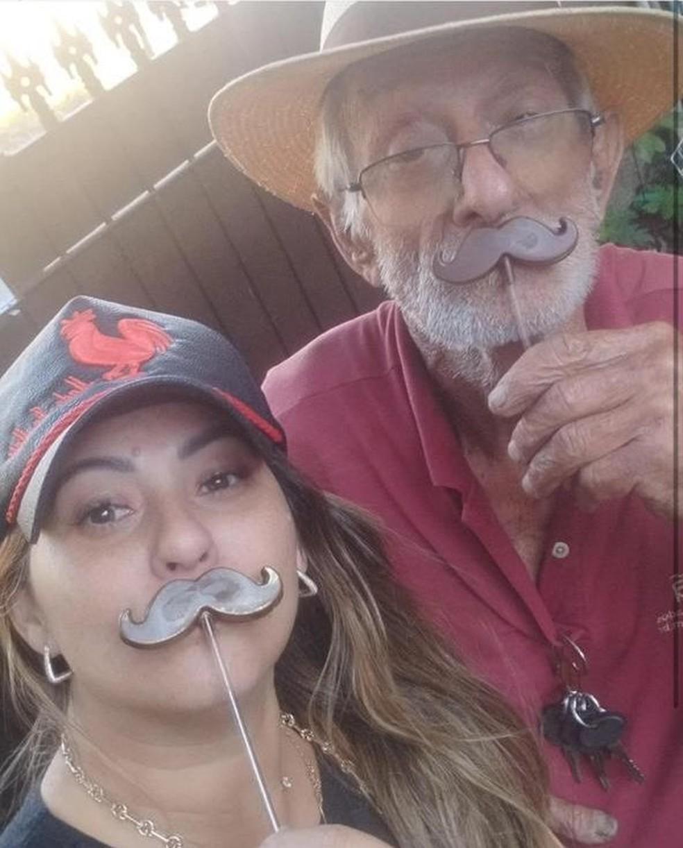 Edir Machado e Milena Gomes Machado eram pai e filha e morreram no grave acidente Foto Redes Sociais