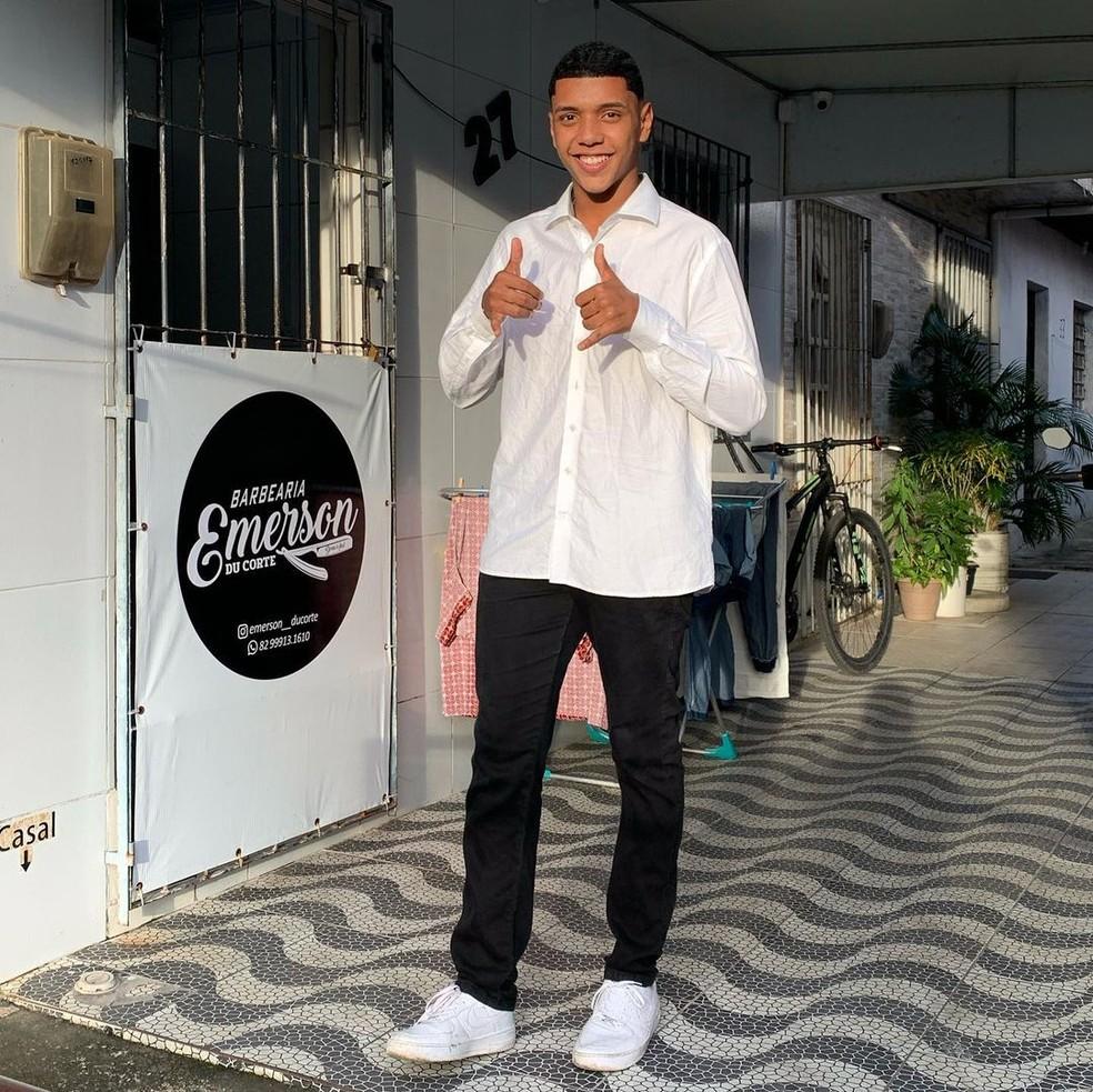 Emerson Wagner era barbeiro e foi morto aps assalto na Ponta Grossa em Macei Foto Arquivo pessoal