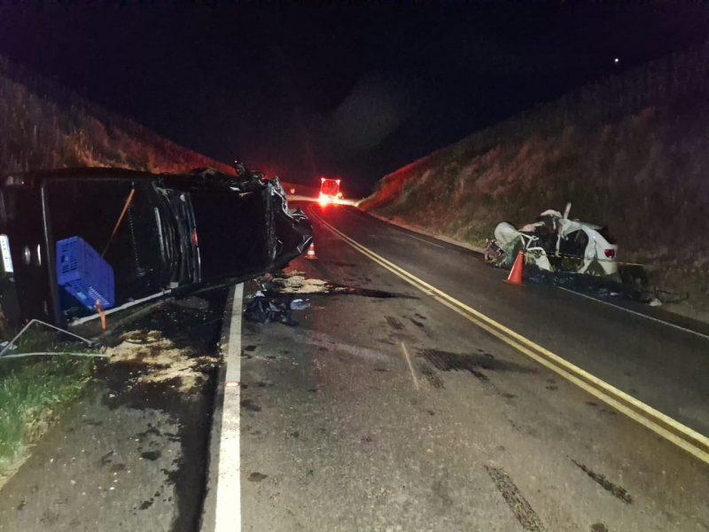 Um grave acidente na SC-155 em Abelardo Luz no Oeste de Santa Catarina matou um homem de 38 anos
