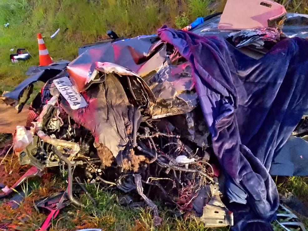 Homem morreu em acidente na BR-277 em Palmeira Foto Reproduo