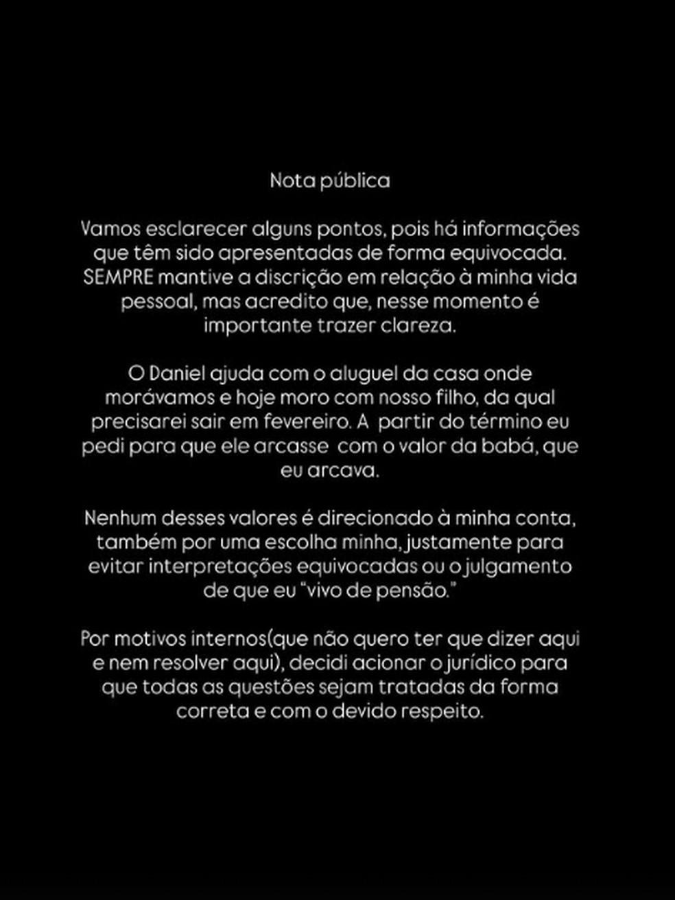 Lorena Maria confirma medida jurdica contra MC Daniel e explica deciso Foto ReproduoInstagram
