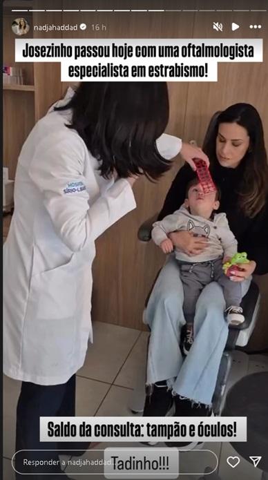 Nadja Haddad fala sobre o filho Foto ReproduoInstagram nadjahaddad