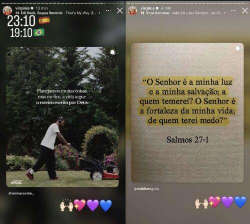 Virginia Fonseca publica mensagens misteriosas aps anncio do trmino de Z Felipe com Ana Castela