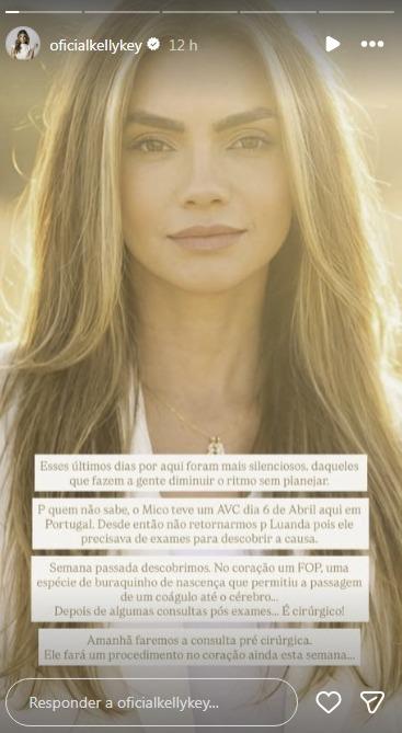 Kelly Key revela que o marido passar por cirurgia - Foto ReproduoInstagram kellykey 