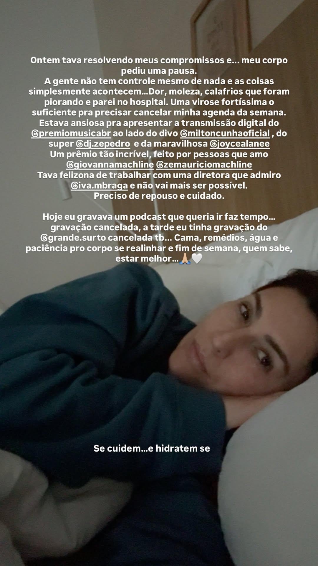 Storie de Fernanda Paes Leme Foto ReproduoInstagram fepaesleme
