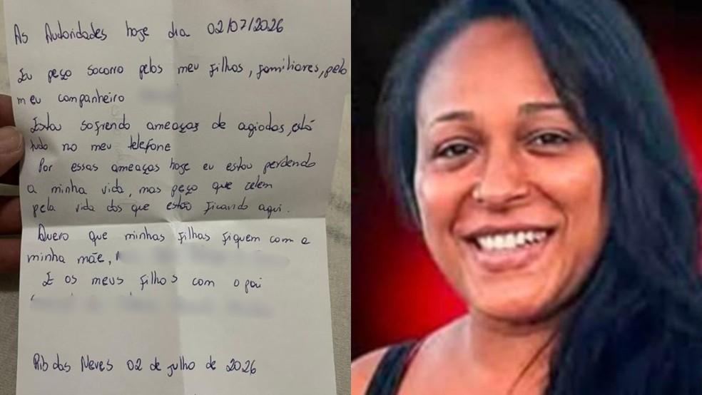 Image: https://reporterdobrasil.com/wp-content/uploads/2026/07/postiimg-6a4911360a2a62078.jpg Ex-mulher de goleiro Bruno deixou carta antes de sumir Foto Reproduo