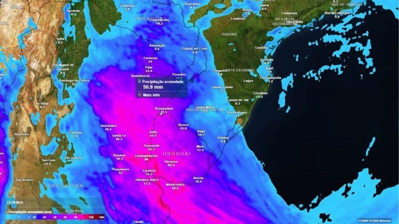 Image: https://reporterdobrasil.com/wp-content/uploads/2026/07/postiimg-6a6cf09e3446c3962.jpg Nova frente fria avana pelo Sul neste sbado 1 e pode provocar chuva forte tempestades granizo e rajadas de vento de at 100 kmh - ReproduoMeteored